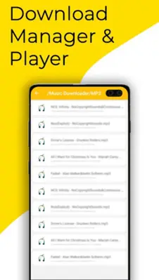 Music Downloader android App screenshot 0