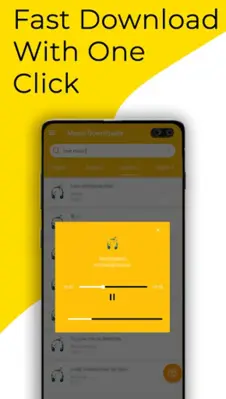 Music Downloader android App screenshot 1